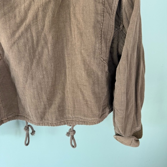 FREE PEOPLE EYES ON YOU SURPLUS OVERSIZED BAGGY JACKET WOMENS XS NWT UTILITY - Picture 11 of 11